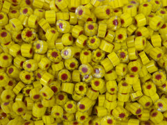 T80 Yellow Red Flower 9-10mm