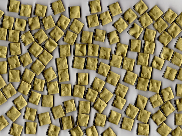 Brass Ripple Foil Glass 10