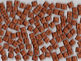 Copper Ripple Foil Glass 10