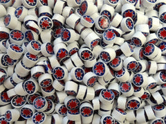 11 White Cobalt Red Star 10-11mm