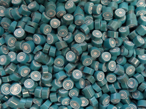 90 Blue White Circle 9-10mm