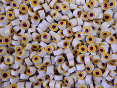23 White Yellow Red Black Circle 9-10mm