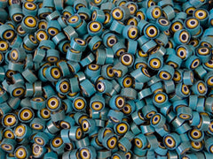 91 Aqua Yellow White Black 8-9mm