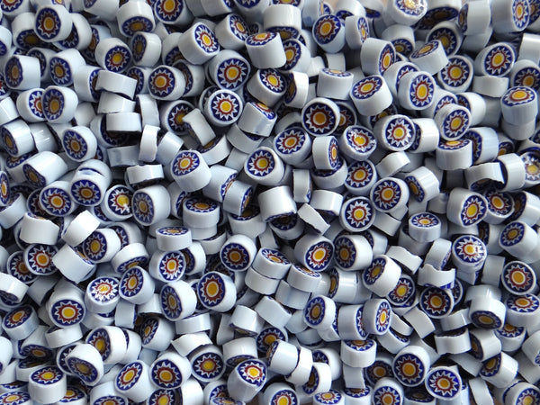 17 White Blue Brown Yellow Wheel 8-9mm