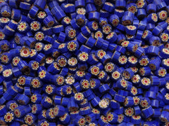 94 Cobalt White Yellow Red Flower 7-8mm