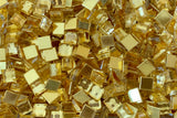 20pcs 10mm Smooth Gold Tile 10.302 BIS